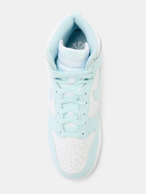 Женские высокие кеды NIKE W NIKE DUNK HIGH NN, Артикул FV5960, небесно-голубой | 4593506. Ракурс 4