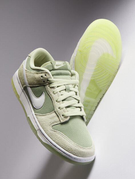 Мужские кеды NIKE NIKE DUNK LOW, Артикул HM9651, фисташковый | 4593694. Ракурс 5