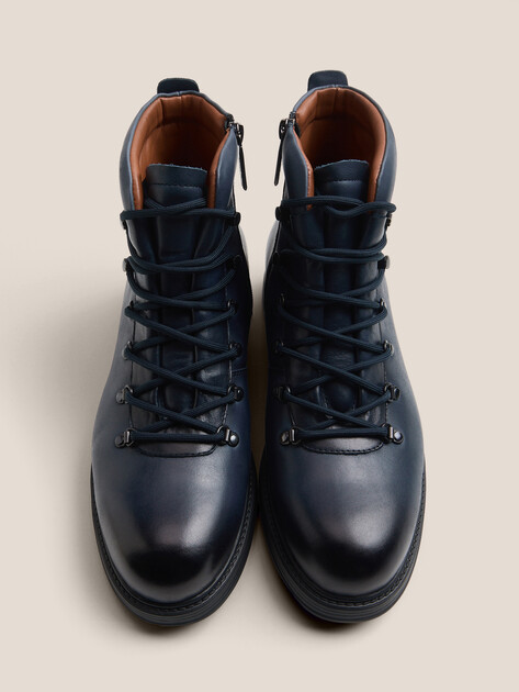 Мужские ботинки MAISON DAVID, Артикул TMH23019F-5, серо-синий | 4594790. Ракурс 4