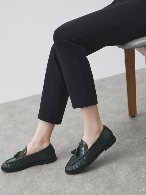 Женские лоферы TENDANCE, Артикул HC3336-1, изумрудный | 4597373. Ракурс 6