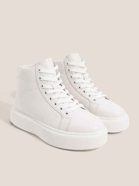 Женские высокие кеды TENDANCE, Артикул HC2208X-51, белый | 4597854. Ракурс 2