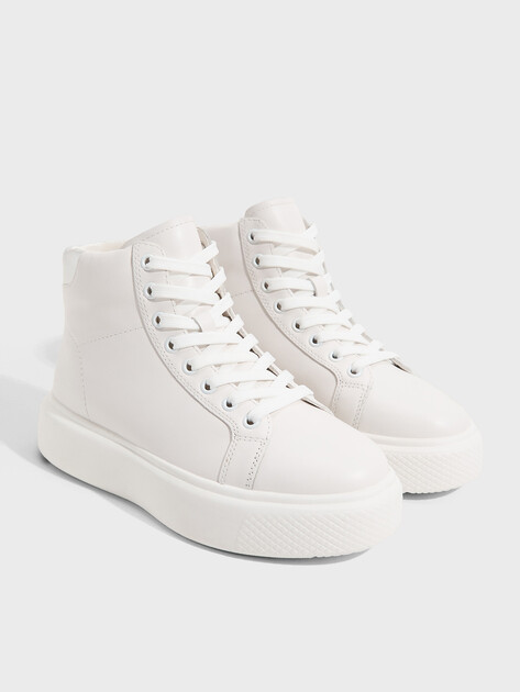 Женские высокие кеды TENDANCE, Артикул HC2208X-51, белый | 4597854. Ракурс 2