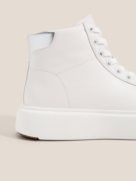 Женские высокие кеды TENDANCE, Артикул HC2208X-51, белый | 4597854. Ракурс 3