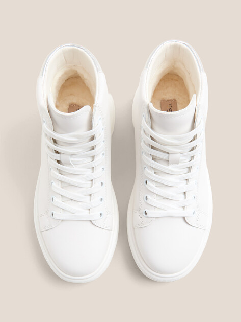 Женские высокие кеды TENDANCE, Артикул HC2208X-51, белый | 4597854. Ракурс 4
