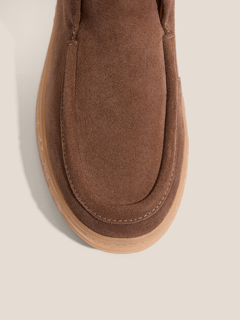 Женские высокие лоферы TENDANCE, Артикул HC2219X-45, коричневый | 4597975. Ракурс 3