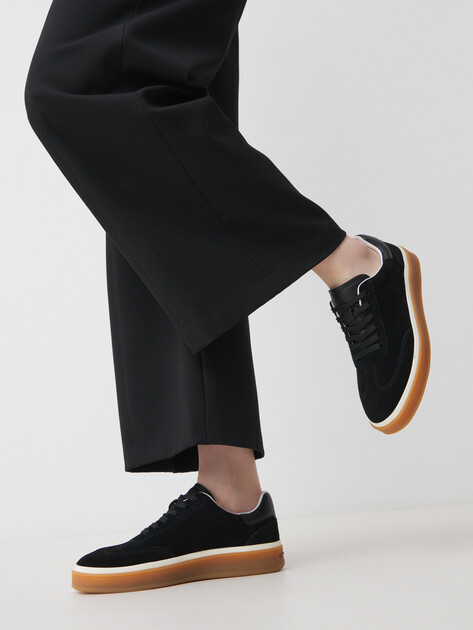 Женские кеды TENDANCE, Артикул HC2313-1, черный | 4599789. Ракурс 2