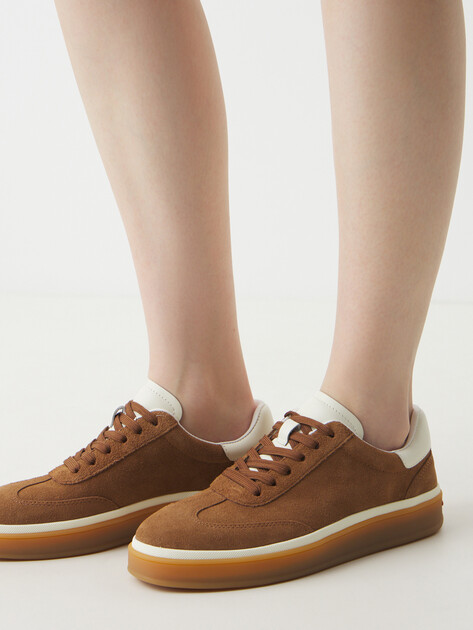 Женские кеды TENDANCE, Артикул HC2313-1, коричневый | 4599813. Ракурс 2