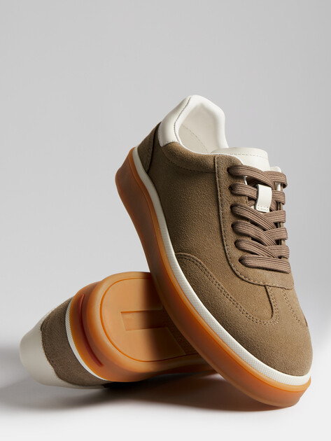 Женские кеды TENDANCE, Артикул HC2313-1, зелено-коричневый | 4599829. Ракурс 6