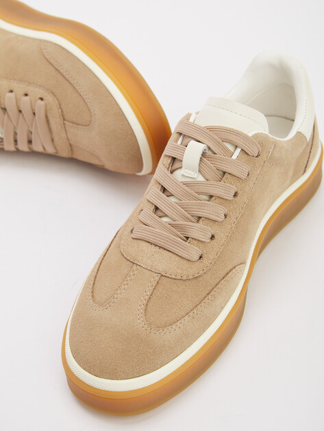 Женские кеды TENDANCE, Артикул HC2313-1, темно-бежевый | 4599845. Ракурс 6