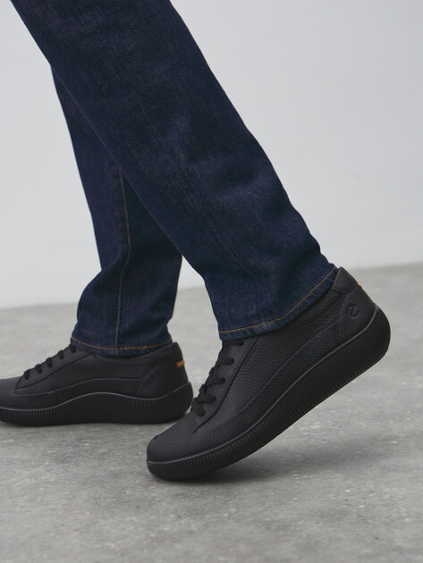 Мужские кеды ECCO SOFT ZERO M, Артикул 537774, черный | 4600517. Ракурс 6