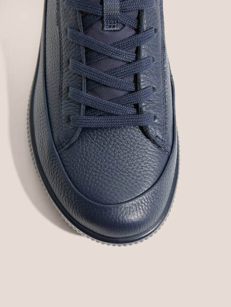 Мужские кеды ECCO SOFT ZERO M, Артикул 537774, темно-синий | 4600527. Ракурс 3