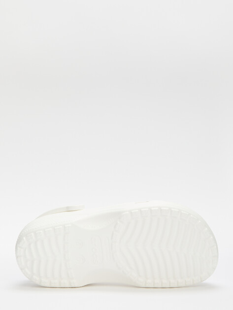 Сланцы CROCS CLASSIC CLOG, Артикул 10001, белый | 4600528. Ракурс 3 Сланцы CROCS CLASSIC CLOG, Артикул 10001, белый | 4600528. Ракурс 3