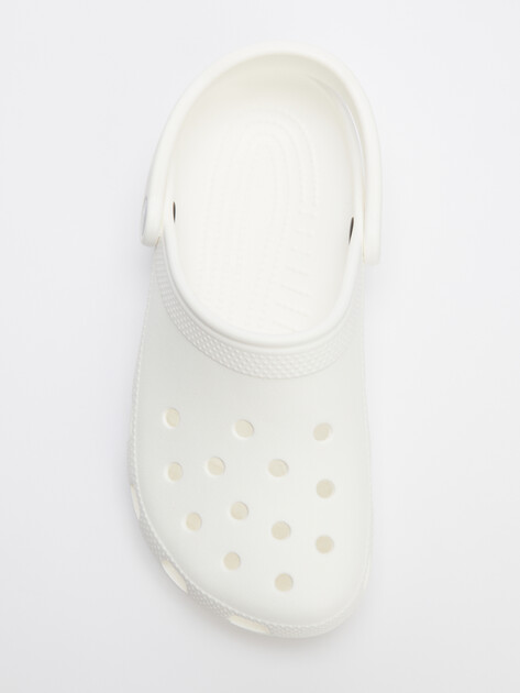 Сланцы CROCS CLASSIC CLOG, Артикул 10001, белый | 4600528. Ракурс 4 Сланцы CROCS CLASSIC CLOG, Артикул 10001, белый | 4600528. Ракурс 4