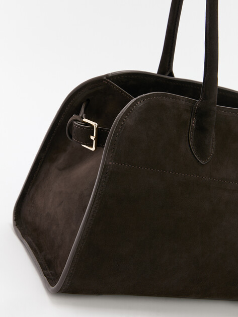 Женский тоут CALZETTI, Артикул DINA, шоколадный | 4601525. Ракурс 3