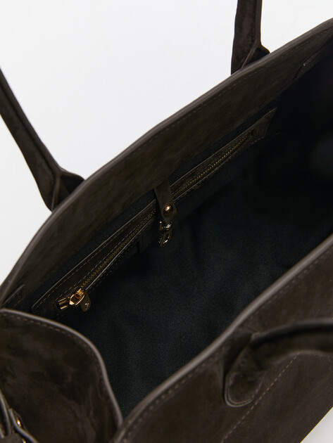 Женский тоут CALZETTI, Артикул DINA, шоколадный | 4601525. Ракурс 5