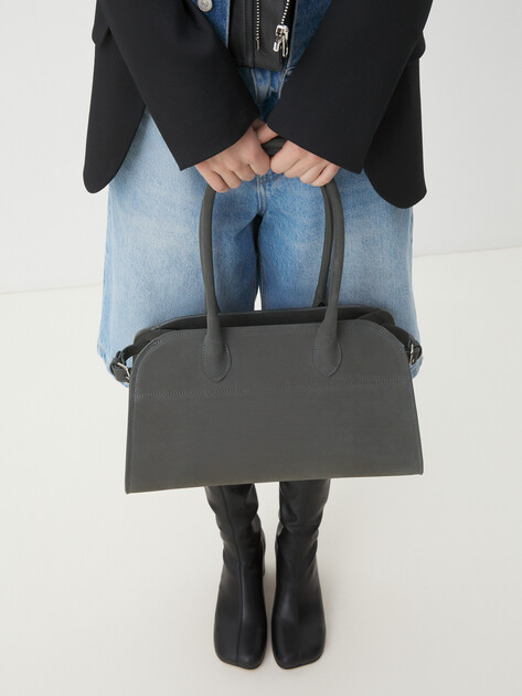Женский тоут CALZETTI, Артикул DINA, темно-серый | 4601529. Ракурс 2 Женский тоут CALZETTI, Артикул DINA, темно-серый | 4601529. Ракурс 2