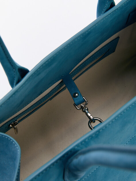 Женский тоут CALZETTI, Артикул DINA, серо-голубой | 4601549. Ракурс 5