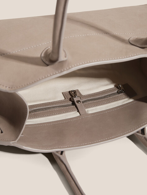 Женский тоут CALZETTI, Артикул DINA, серо-бежевый | 4601551. Ракурс 5