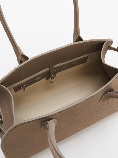 Женский тоут CALZETTI, Артикул DINA, серо-бежевый | 4601551. Ракурс 6