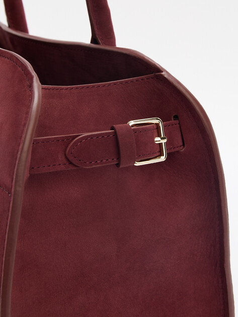 Женский тоут CALZETTI, Артикул DINA, бордовый | 4601559. Ракурс 3