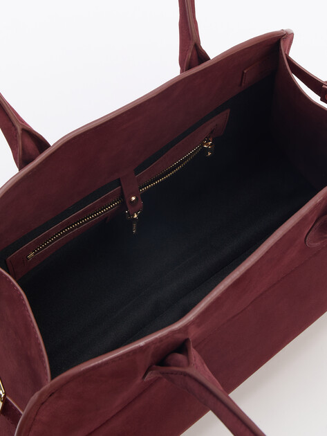Женский тоут CALZETTI, Артикул DINA, бордовый | 4601559. Ракурс 5