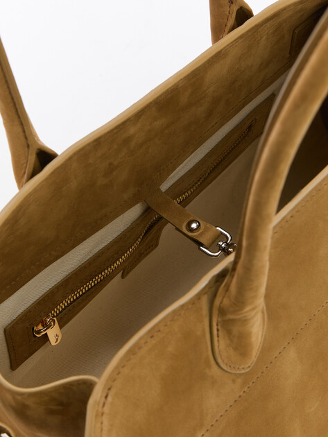 Женский тоут CALZETTI, Артикул DINA, зеленовато-бежевый | 4601563. Ракурс 5