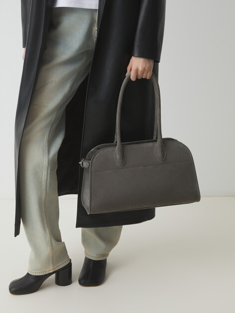 Женский тоут CALZETTI, Артикул DINA, зеленовато-серый | 4601565. Ракурс 2