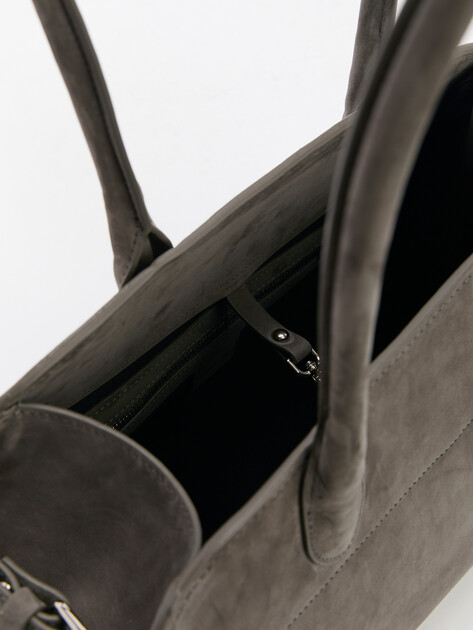 Женский тоут CALZETTI, Артикул DINA, зеленовато-серый | 4601565. Ракурс 5