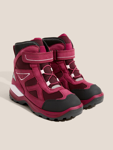 Детские ботинки ECCO SNOW MOUNTAIN, Артикул 710312, малиновый | 4601590. Ракурс 2 Детские ботинки ECCO SNOW MOUNTAIN, Артикул 710312, малиновый | 4601590. Ракурс 2