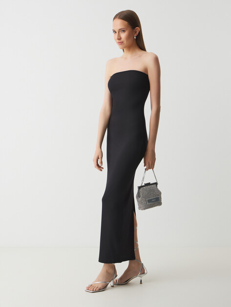 Женское платье MAISON DAVID, Артикул YYH24-17, черный | 4602277. Ракурс 2 Женское платье MAISON DAVID, Артикул YYH24-17, черный | 4602277. Ракурс 2