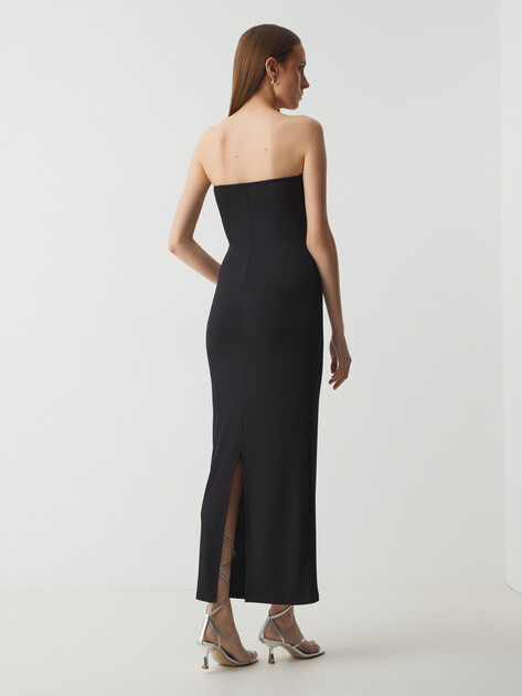 Женское платье MAISON DAVID, Артикул YYH24-17, черный | 4602277. Ракурс 4 Женское платье MAISON DAVID, Артикул YYH24-17, черный | 4602277. Ракурс 4