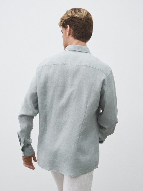 Мужская рубашка MAISON DAVID, Артикул 2120-A, голубовато-серый | 4602612. Ракурс 4 Мужская рубашка MAISON DAVID, Артикул 2120-A, голубовато-серый | 4602612. Ракурс 4
