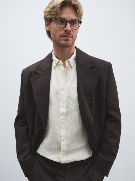 Мужская рубашка MAISON DAVID, Артикул 2120-A, молочно-белый | 4602640. Ракурс 5