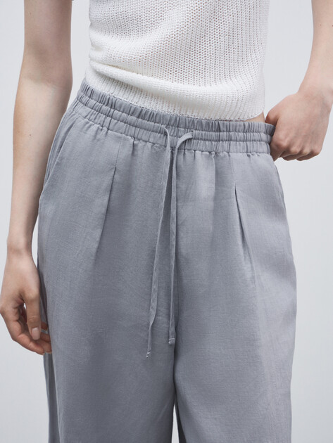 Женские брюки палаццо MAISON DAVID, Артикул KF009, светло-серый | 4602788. Ракурс 3 Женские брюки палаццо MAISON DAVID, Артикул KF009, светло-серый | 4602788. Ракурс 3