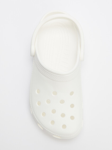 Детские сланцы CROCS CLASSIC CLOG, Артикул 206991, белый | 4603938. Ракурс 4 Детские сланцы CROCS CLASSIC CLOG, Артикул 206991, белый | 4603938. Ракурс 4