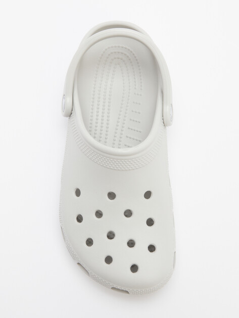 Детские сланцы CROCS CLASSIC CLOG, Артикул 206991, светло-серый | 4603954. Ракурс 4 Детские сланцы CROCS CLASSIC CLOG, Артикул 206991, светло-серый | 4603954. Ракурс 4