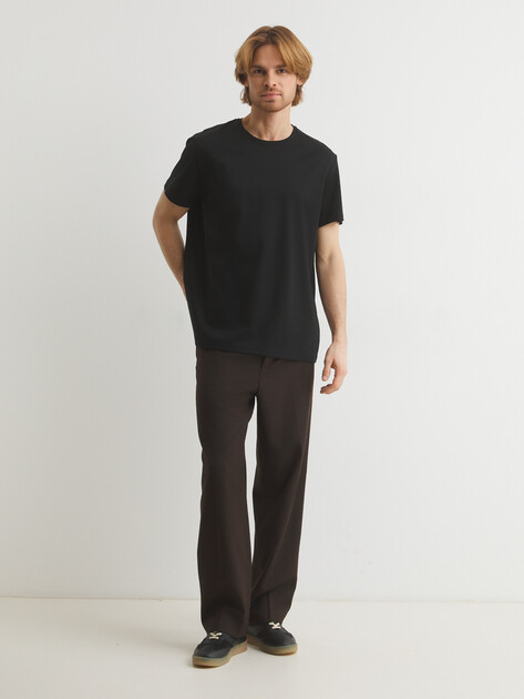 Мужская футболка MAISON DAVID, Артикул SIMON_SG528, черный | 4605829. Ракурс 2 Мужская футболка MAISON DAVID, Артикул SIMON_SG528, черный | 4605829. Ракурс 2