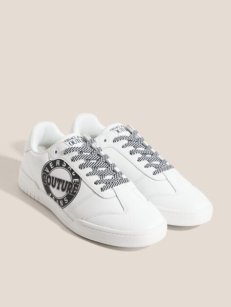 Мужские кеды VERSACE JEANS COUTURE BROOKLYN, Артикул 79YA3SD1, белый | 4606496. Ракурс 2