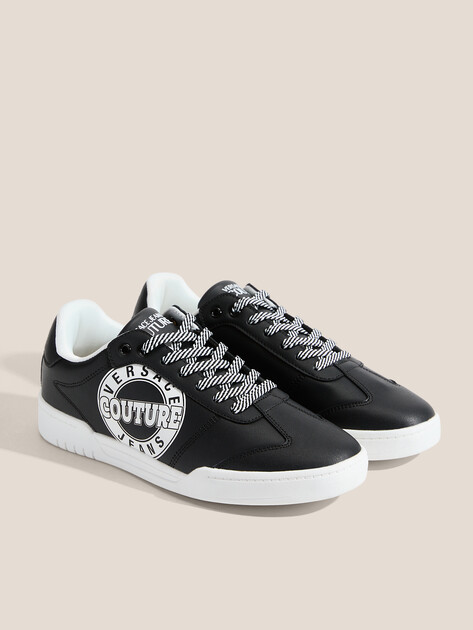 Мужские кеды VERSACE JEANS COUTURE BROOKLYN, Артикул 79YA3SD1, черный | 4606504. Ракурс 2