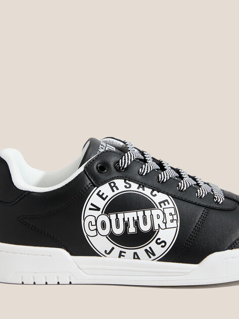 Мужские кеды VERSACE JEANS COUTURE BROOKLYN, Артикул 79YA3SD1, черный | 4606504. Ракурс 3