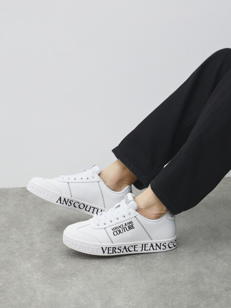 Мужские кеды VERSACE JEANS COUTURE COURT 88, Артикул 79YA3SK6, белый | 4606583. Ракурс 6