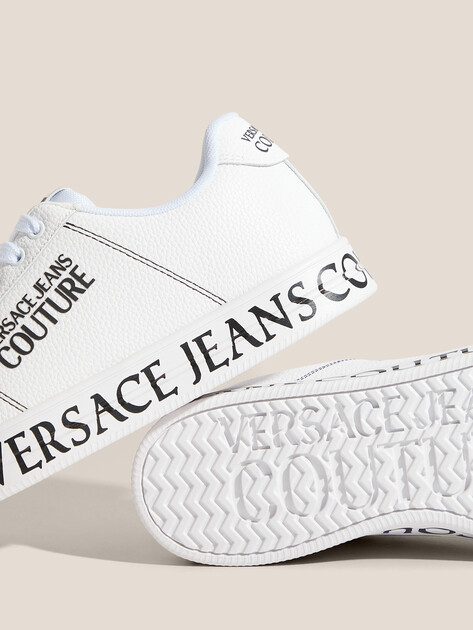 Мужские кеды VERSACE JEANS COUTURE COURT 88, Артикул 79YA3SK6, белый | 4606583. Ракурс 3