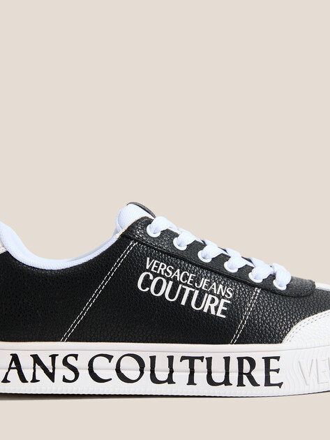 Мужские кеды VERSACE JEANS COUTURE COURT 88, Артикул 79YA3SK6, черный | 4606591. Ракурс 3