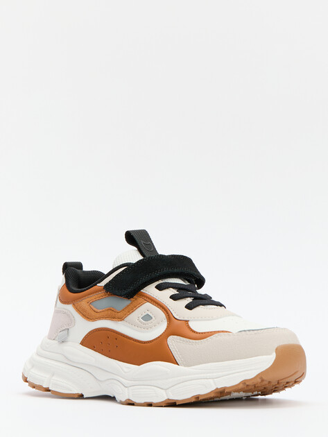 Детские кроссовки КОТОФЕЙ, Артикул 644490-74, коричневый | 4607686. Ракурс 2