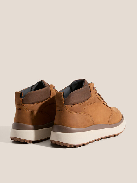 Мужские высокие кроссовки GEOX U GRANITO + GRIP, Артикул U56MSB, светло-коричневый | 4608698. Ракурс 5