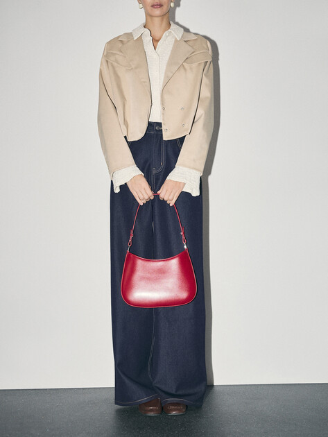 Женская сумка  TENDANCE, Артикул MR82402, рубиновый | 4609189. Ракурс 5