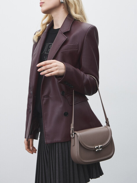 Женская сумка  TENDANCE, Артикул MR82403, розово-коричневый | 4609225. Ракурс 5