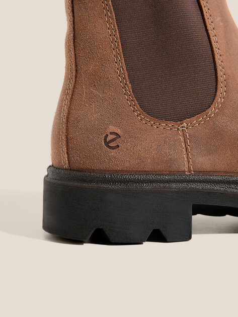 Женские челси ECCO GRAINER W, Артикул 214703, светло-коричневый | 4609256. Ракурс 3