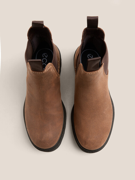 Женские челси ECCO GRAINER W, Артикул 214703, светло-коричневый | 4609256. Ракурс 4