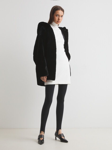 Женская шуба MAISON DAVID MARINA_STR, Артикул MARINA_STR, черный | 4612186. Ракурс 2